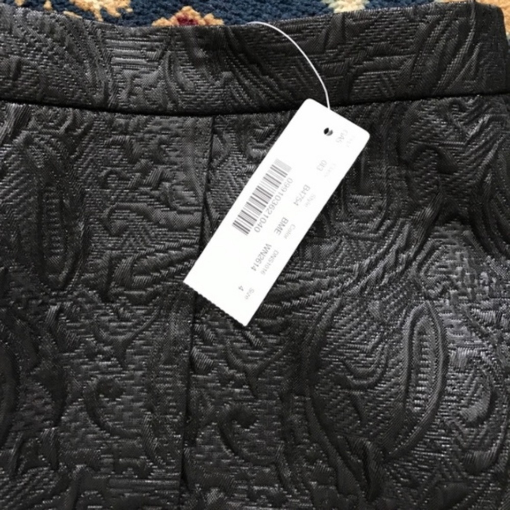 SALE J Crew Origami Mini skirt metallic matelassé - Picture 7 of 8